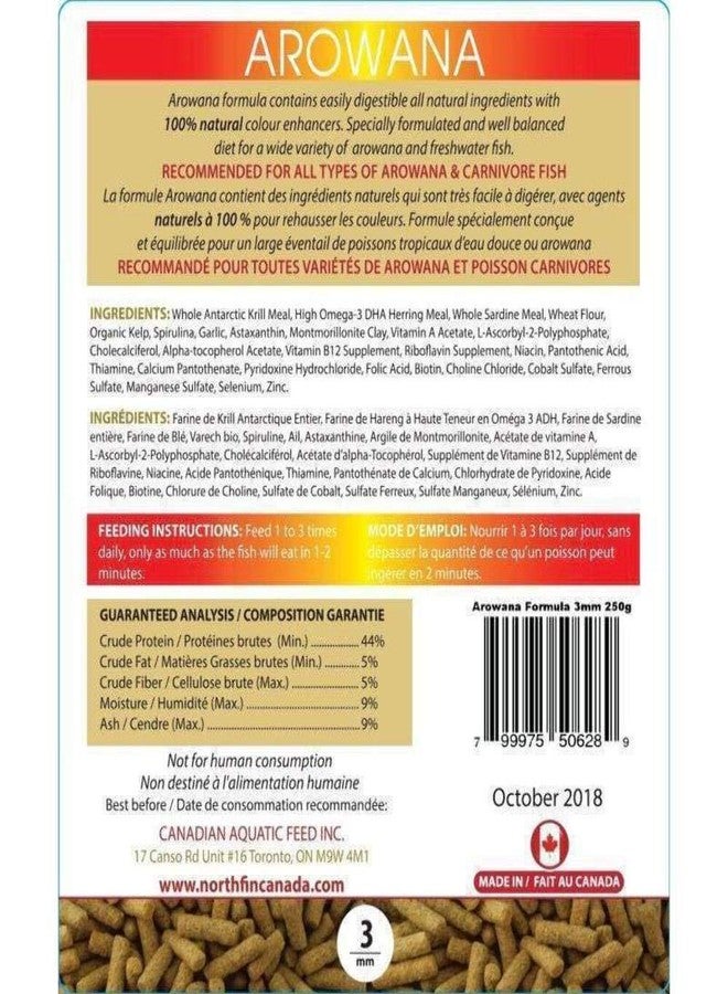 Northfin Food Arowana Formula Floating Sticks 3mm 500 Gram Package - Image 2